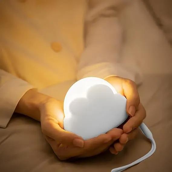LED Cloud Shape Night Lamp with USB Charging