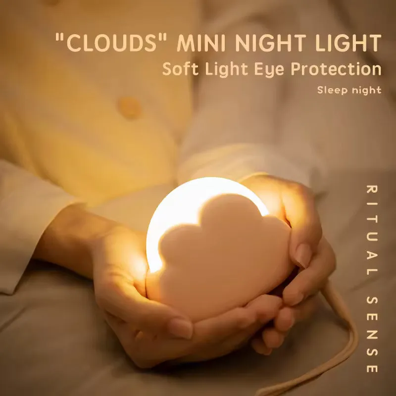 LED Cloud Shape Night Lamp with USB Charging