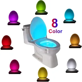 LED Toilet seat Night light Induction lamp Motion sensor WC lamp 8 colors Variable lamp Backlight Used for toilets