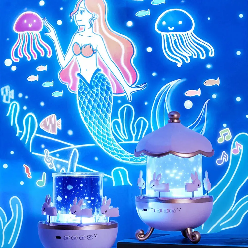 Optimized Title: Enchanting Bunny LED Night Light Projector