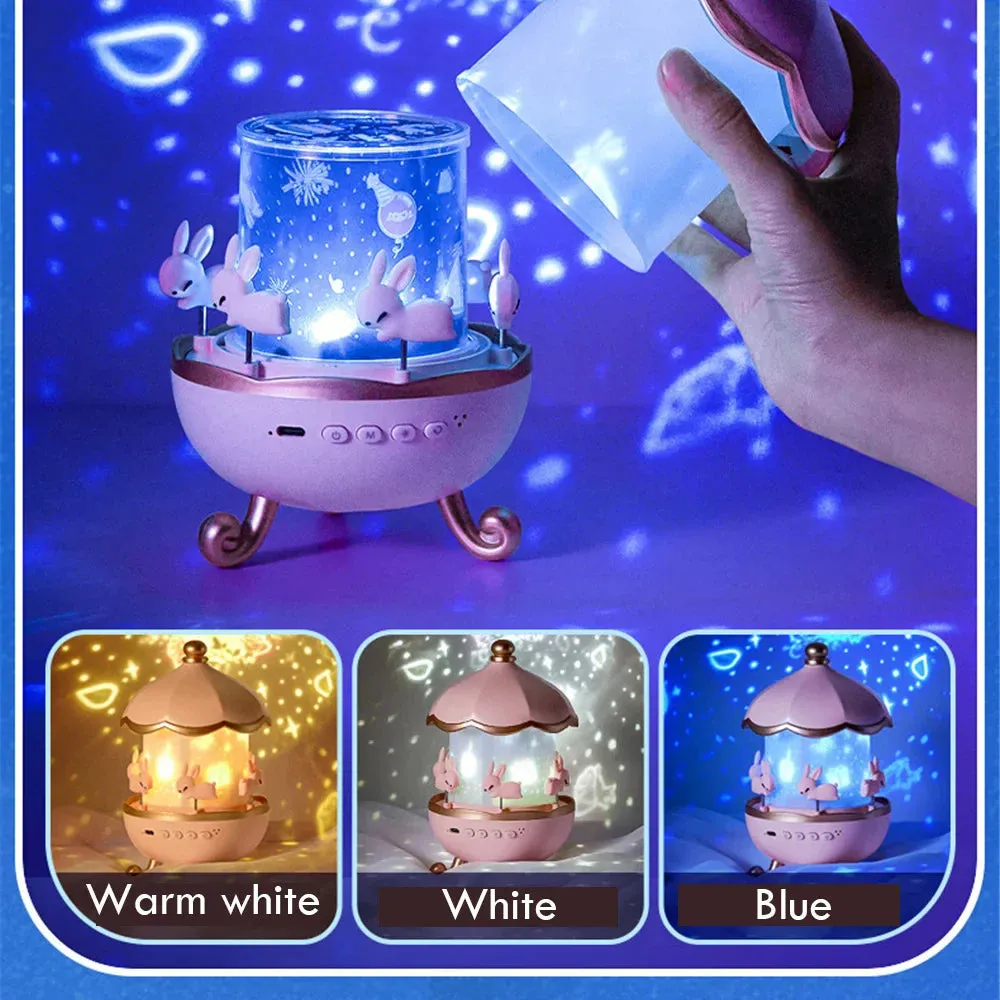 Optimized Title: Enchanting Bunny LED Night Light Projector