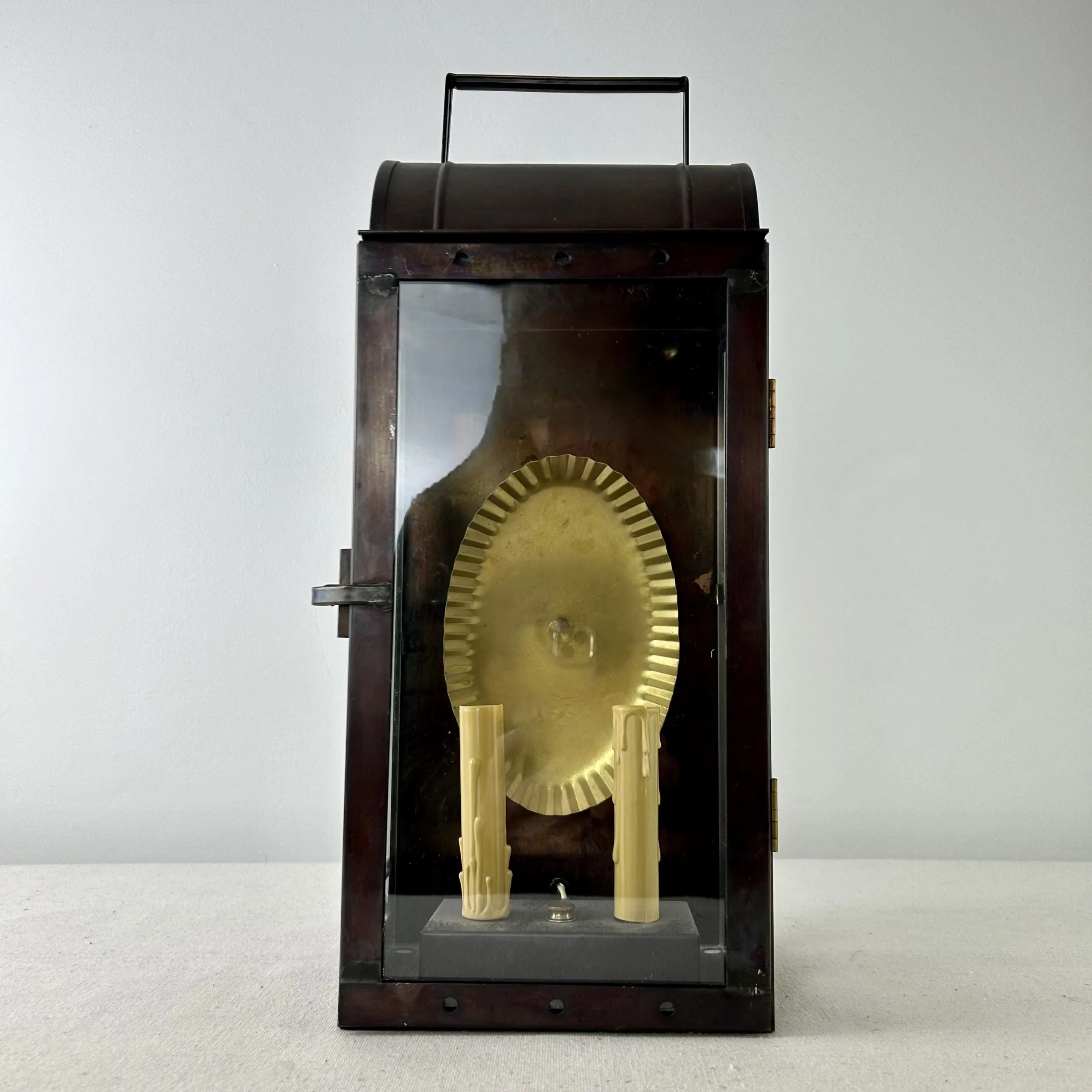 McLean Lighting Works Wall Light, Sconce, Copper, Two Candle Light