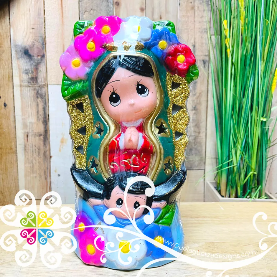 Medium Animated Virgen de Guadalupe - Lamp
