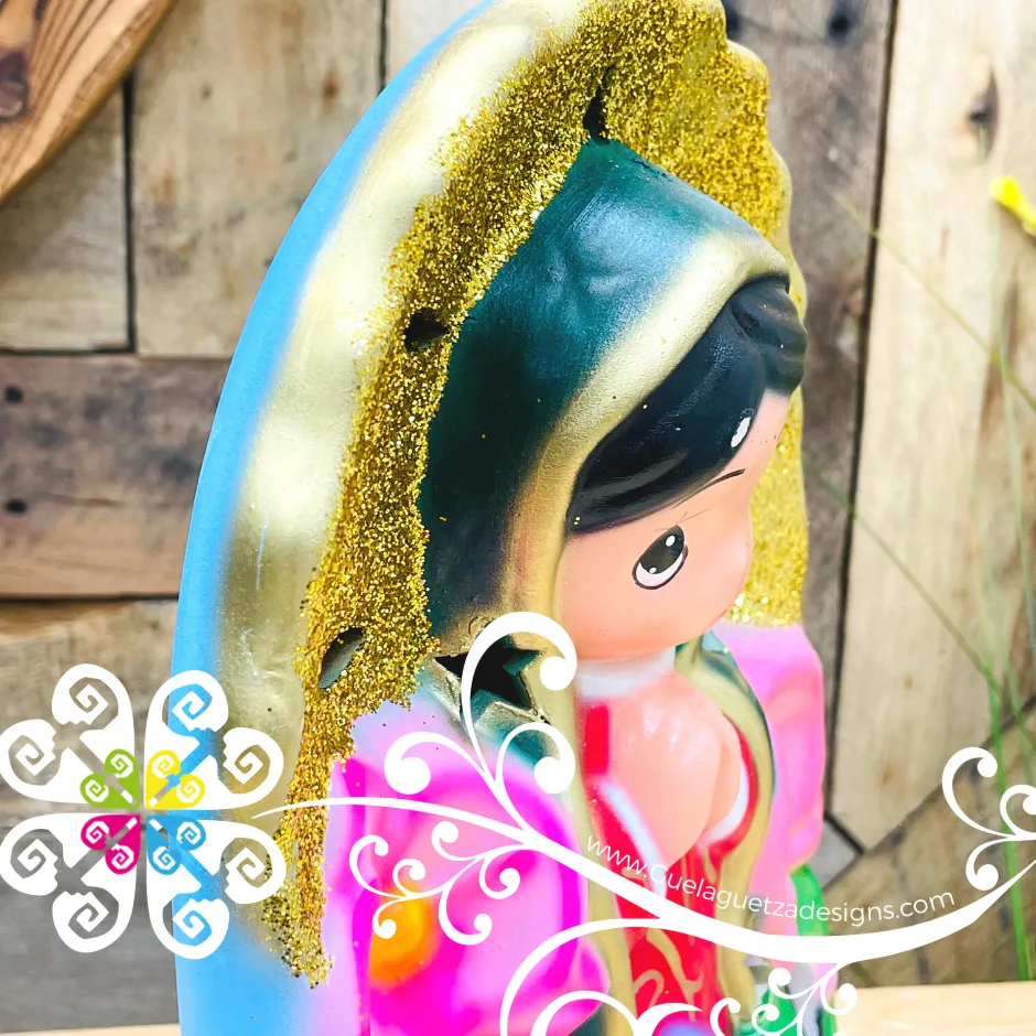 Medium Animated Virgen de Guadalupe - Lamp