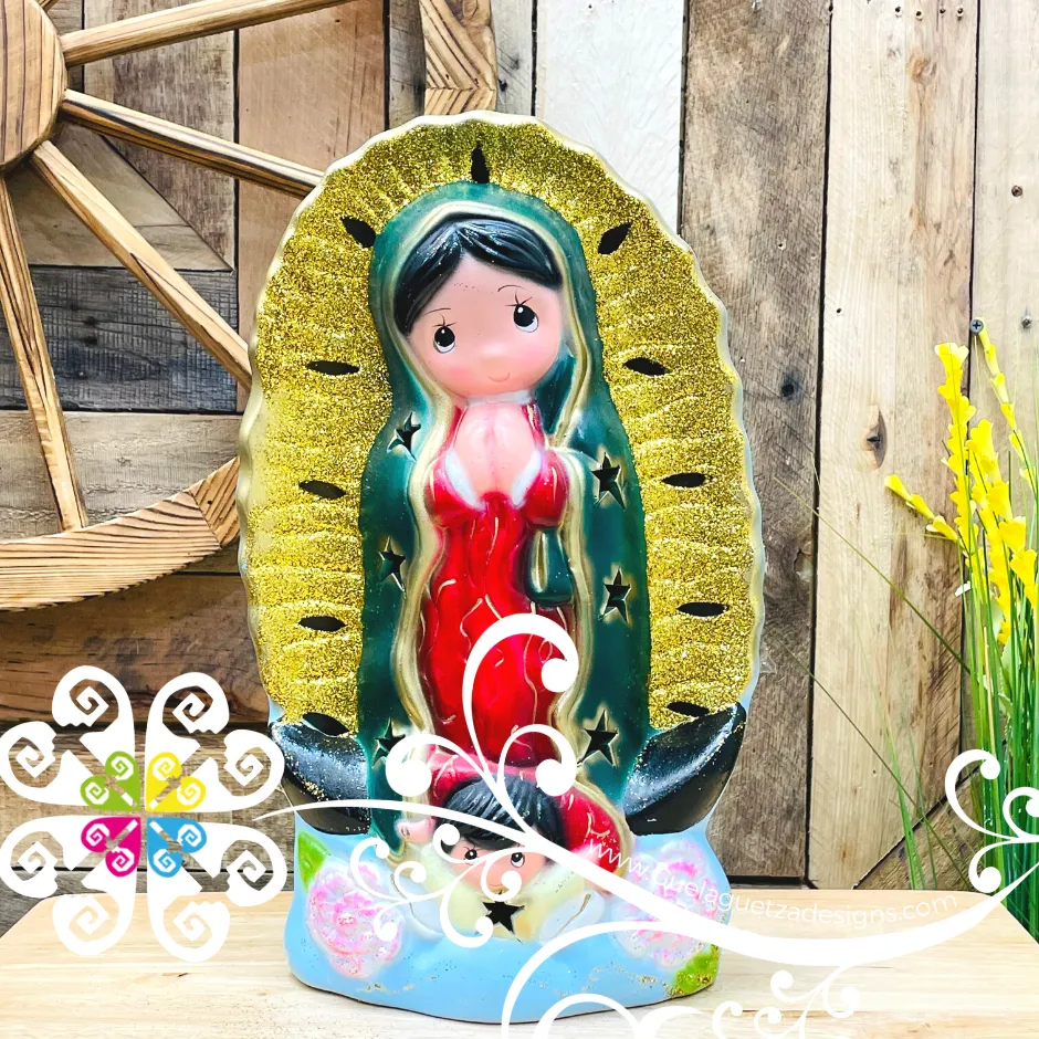 Medium Animated Virgen de Guadalupe - Lamp