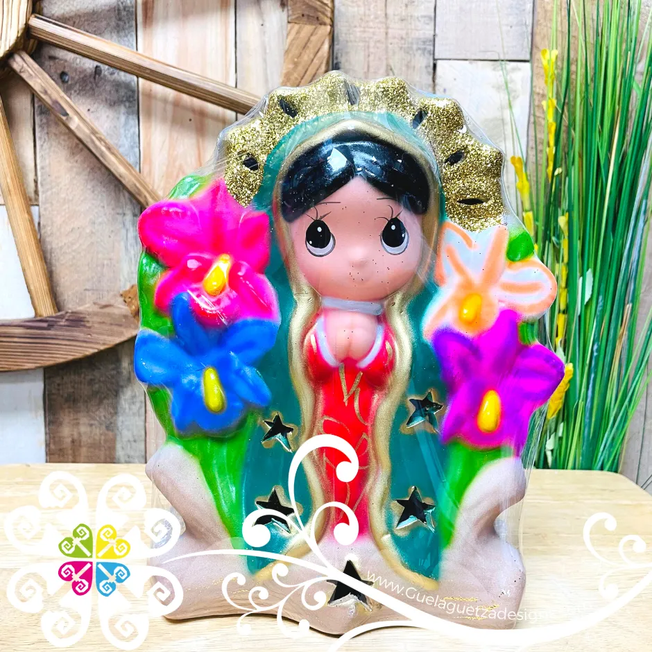 Medium Animated Virgen de Guadalupe - Lamp