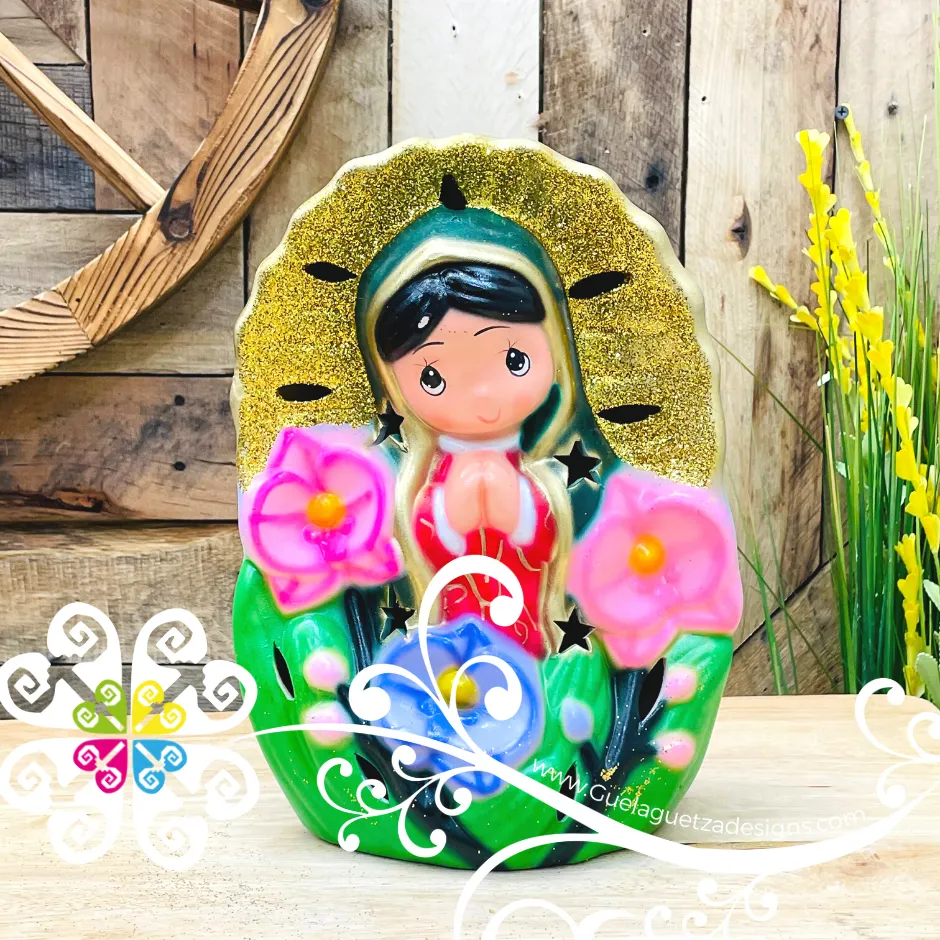 Medium Animated Virgen de Guadalupe - Lamp