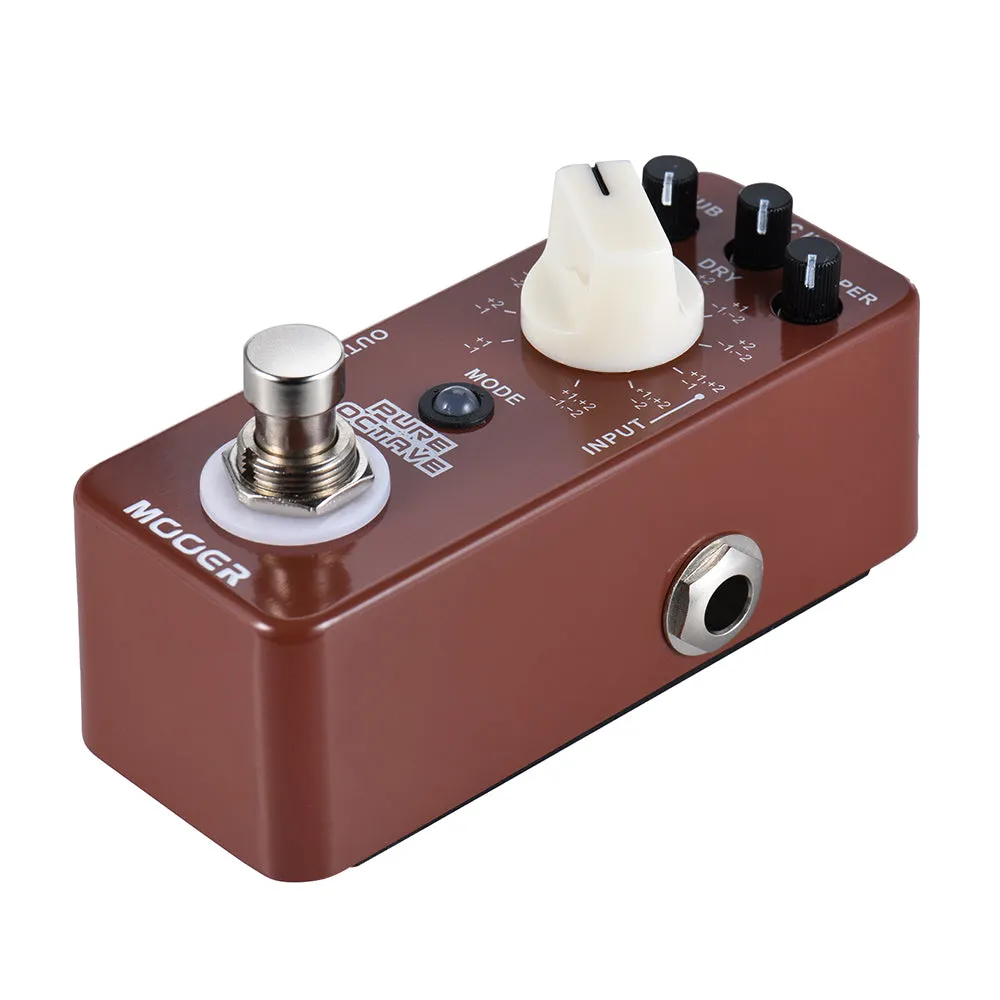 MOOER Pure Octave No Distorted Sound With 11 Different Octave Modes
