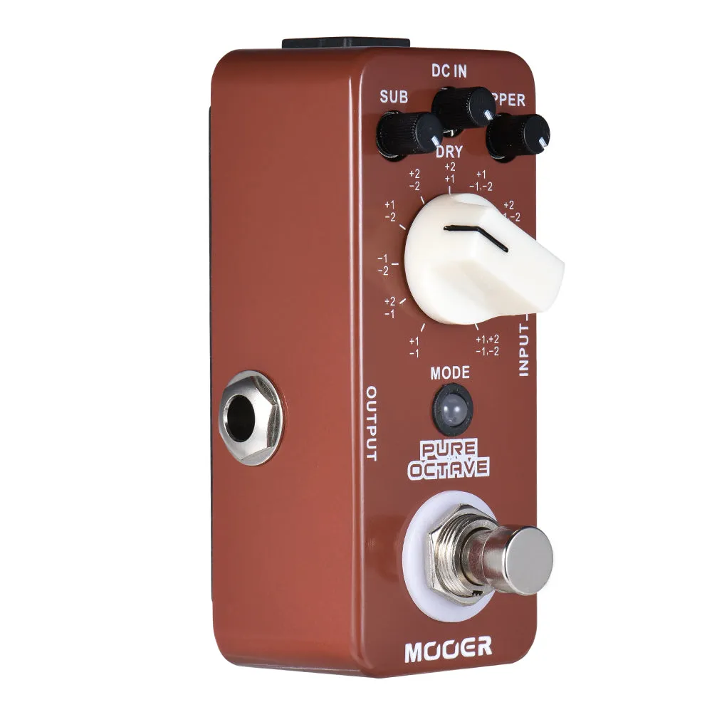MOOER Pure Octave No Distorted Sound With 11 Different Octave Modes