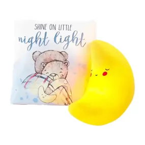 Moon Night Light & Book Set