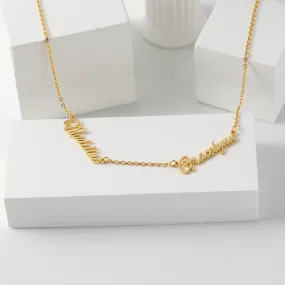 Noble Simple Personalized Name Versatile Necklace