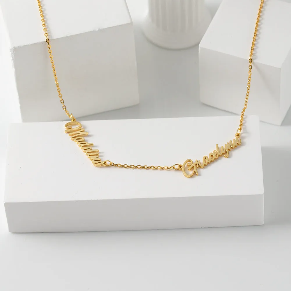 Noble Simple Personalized Name Versatile Necklace