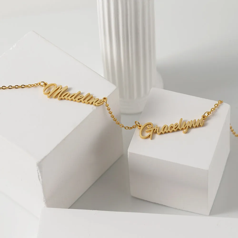 Noble Simple Personalized Name Versatile Necklace