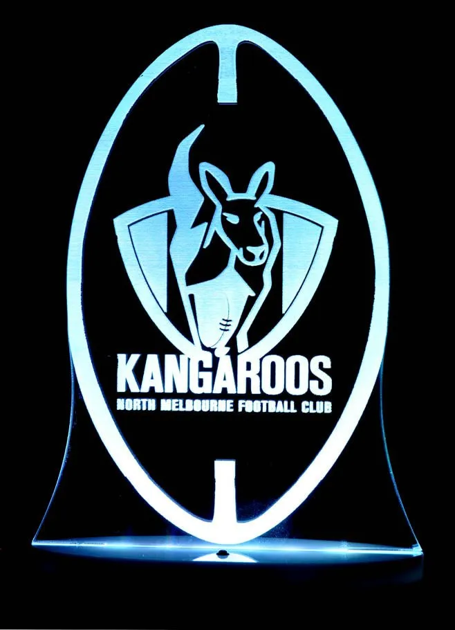 Nth Melbourne Kangaroos Australian Football Club 3D LED Night Light