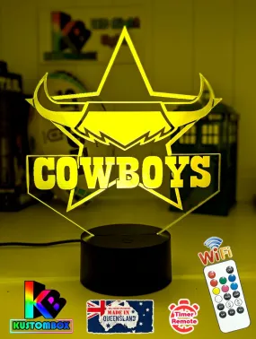 Nth Queensland Cowboys Rugby League Football Club LED Night Light