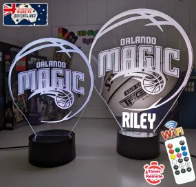 Orlando Magic Basketball Team LED Night Light Lamp