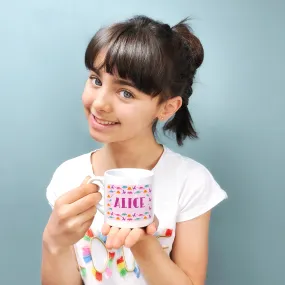 Personalised Dinosaur Pattern Mini Mug