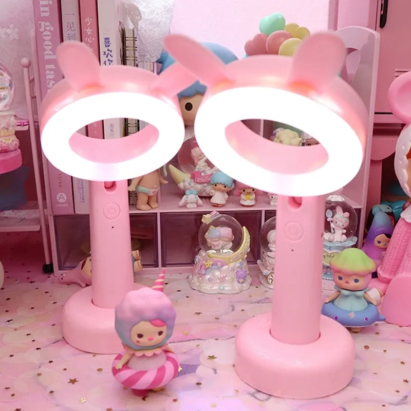 Pink Rabbit Desk Lamp