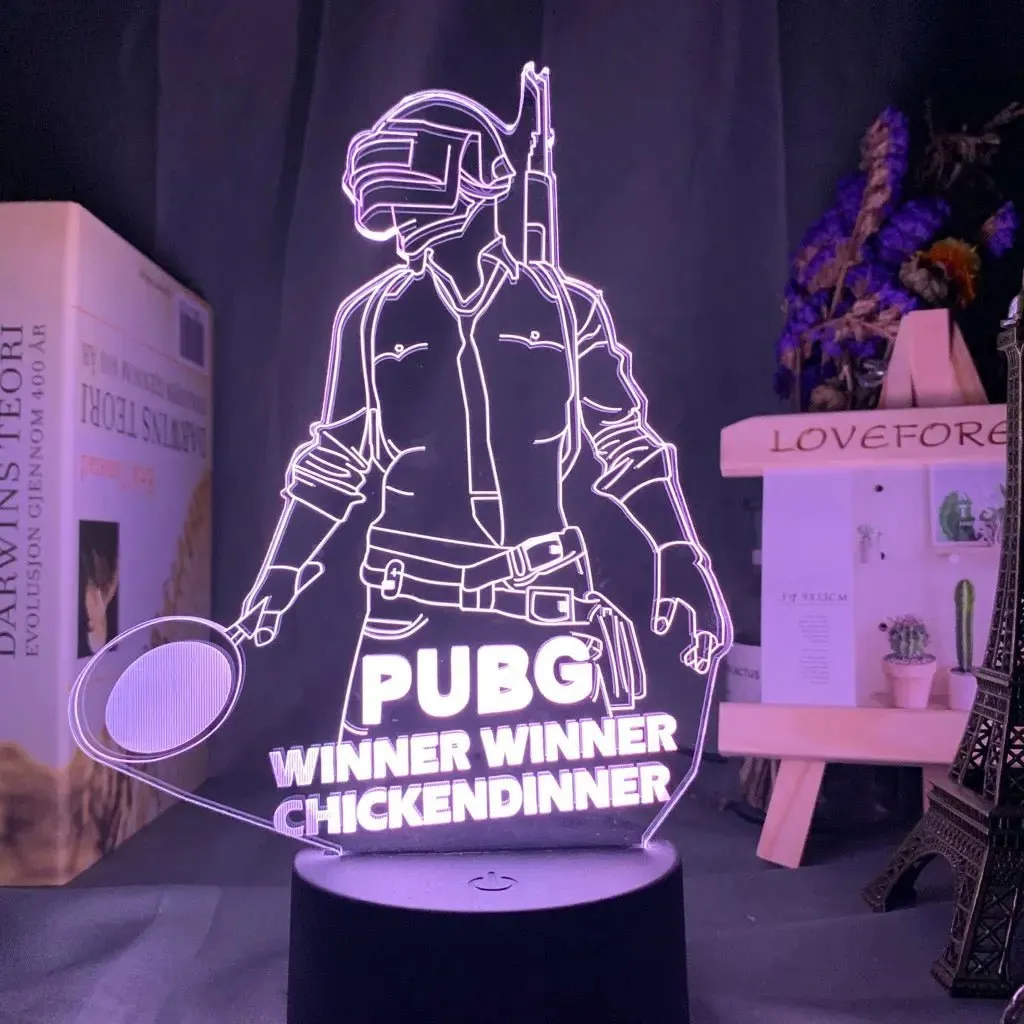 PUBG Winner Winner LED