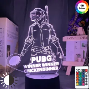 PUBG Winner Winner LED