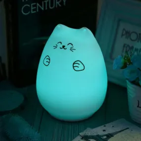 Purrfect Colorful Night Lamp