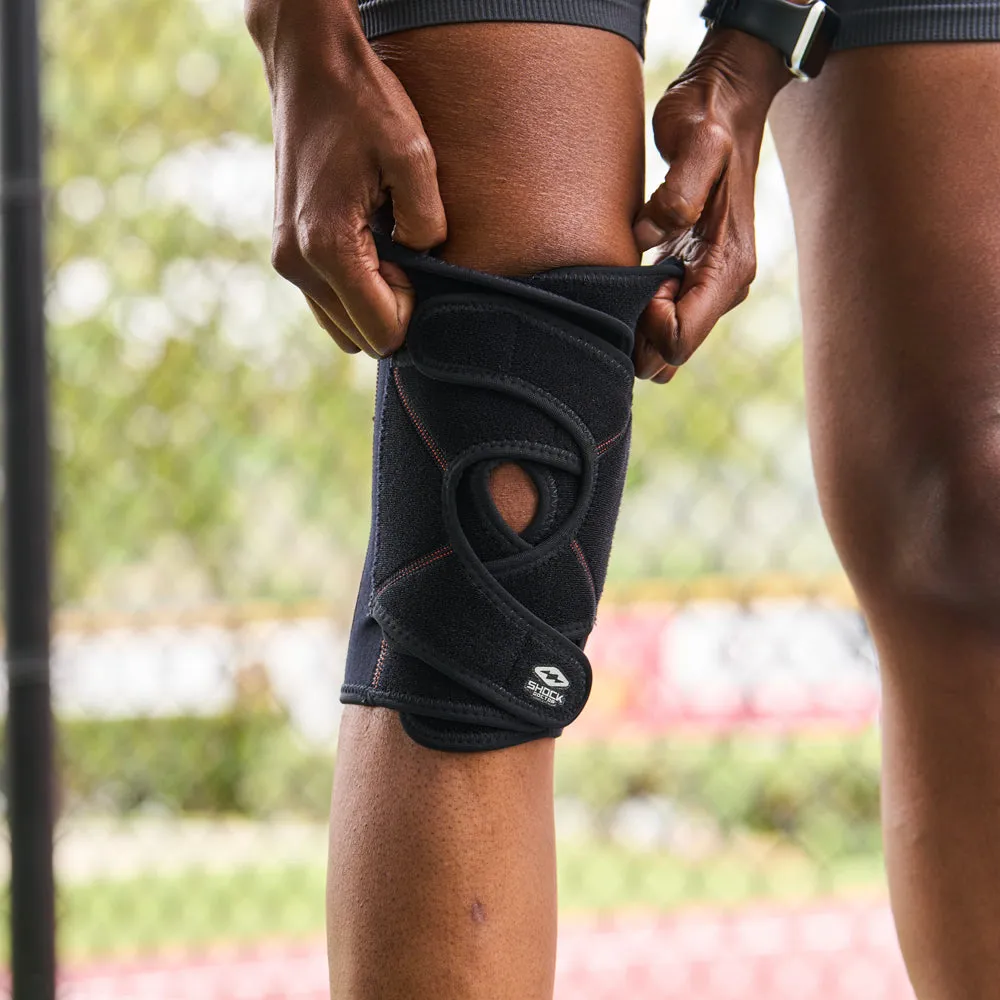 Quick-On™ Knee Support with Versatile Over Wrap System™