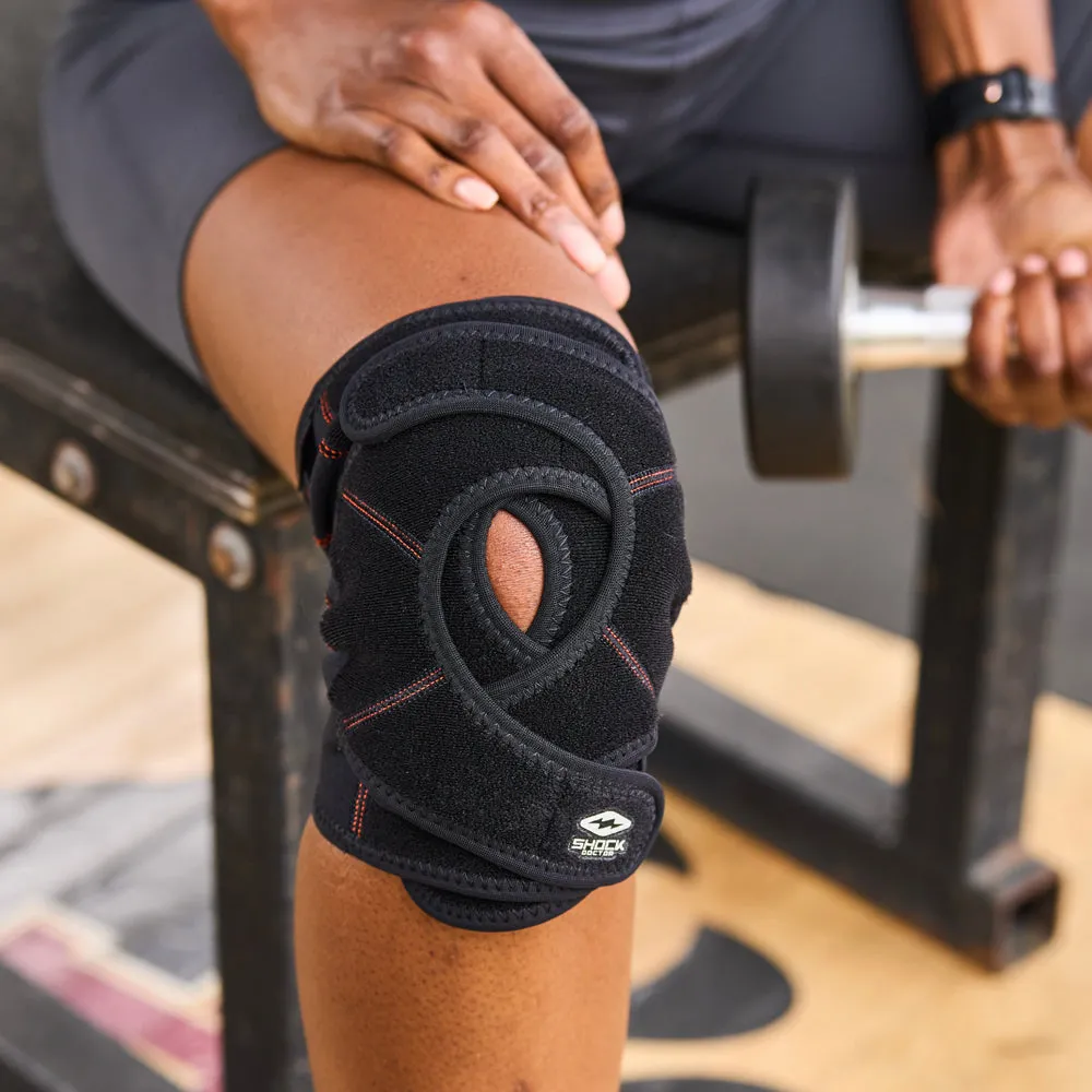Quick-On™ Knee Support with Versatile Over Wrap System™