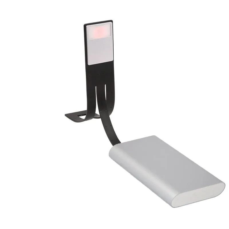 Rechargeable LED Changeable Folding Book Clip Lamp Eye Protection Dimmable USB Reading Night Light