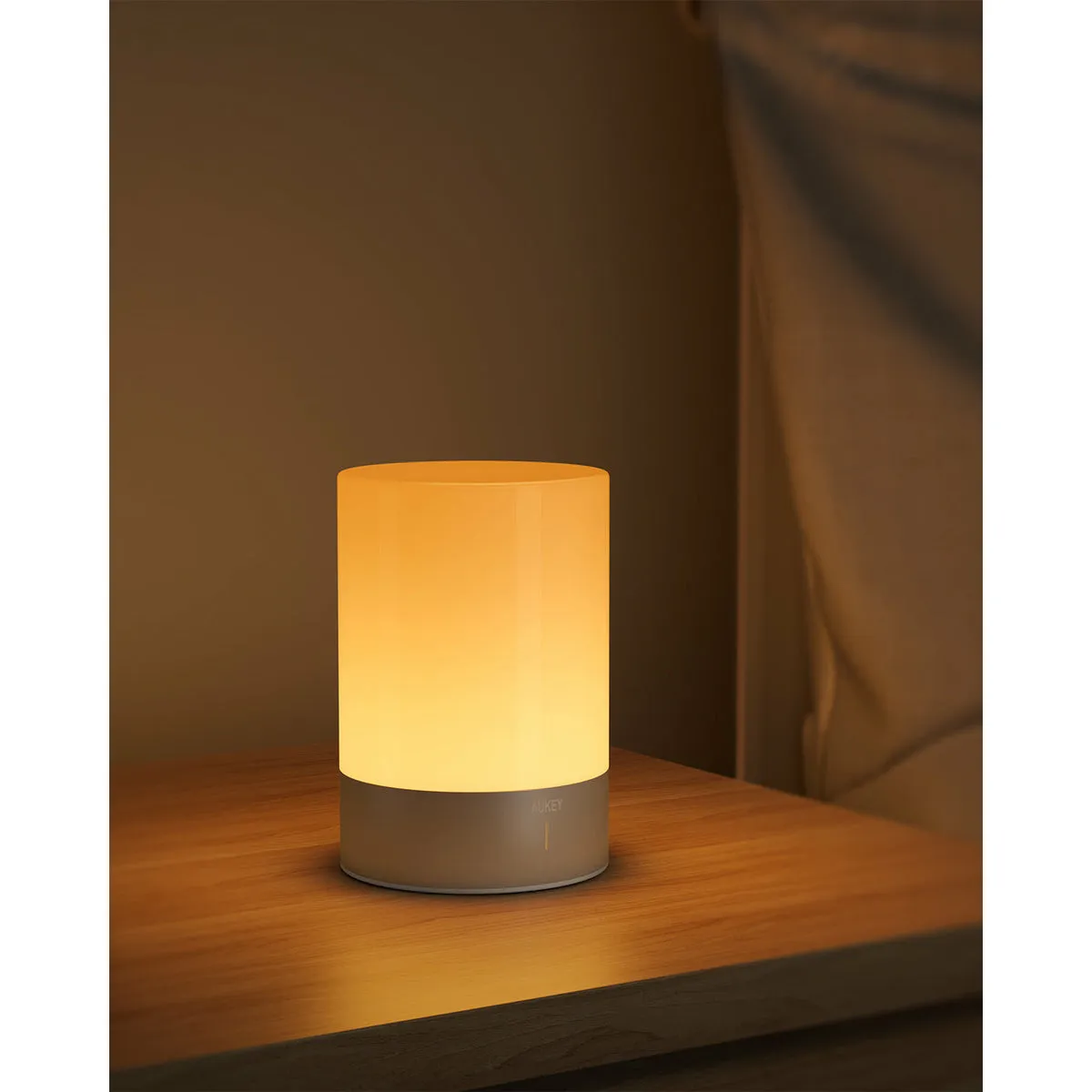 Rechargeable Touch Control Light with Soft White and Color LED Modes