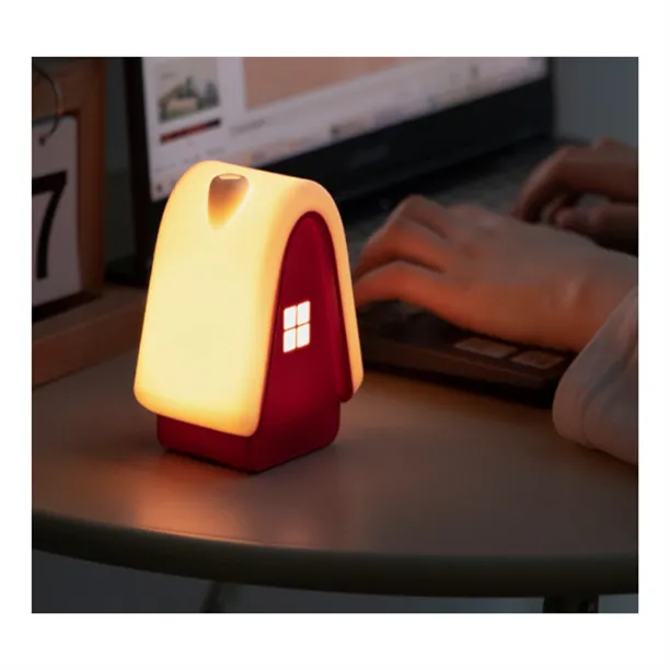 Silicone Night Light Kids Night Lamp Snow House Rechargeable Light