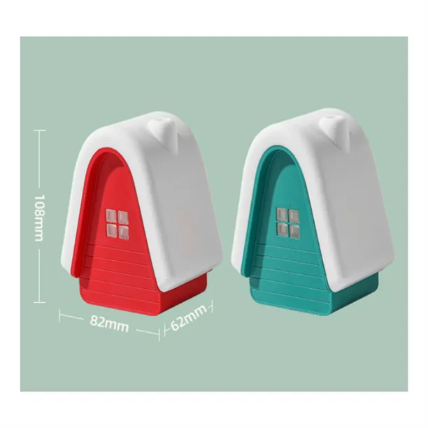 Silicone Night Light Kids Night Lamp Snow House Rechargeable Light