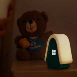 Silicone Night Light Kids Night Lamp Snow House Rechargeable Light