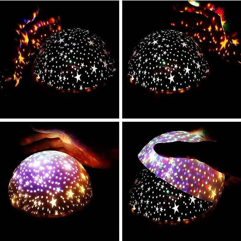 Sky Projector Star Moon Galaxy Night Light For Children Kids Bedroom Decor Projector Rotating Nursery Night Light LED Baby Lamp