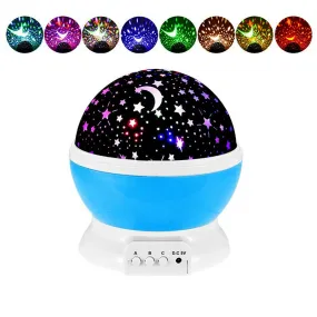 Sky Projector Star Moon Galaxy Night Light For Children Kids Bedroom Decor Projector Rotating Nursery Night Light LED Baby Lamp