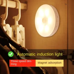 Smart Small Induction Night Lamp Bedside Human Body Small Induction Night Lamp LED Light Control Small Induction Night Lamp