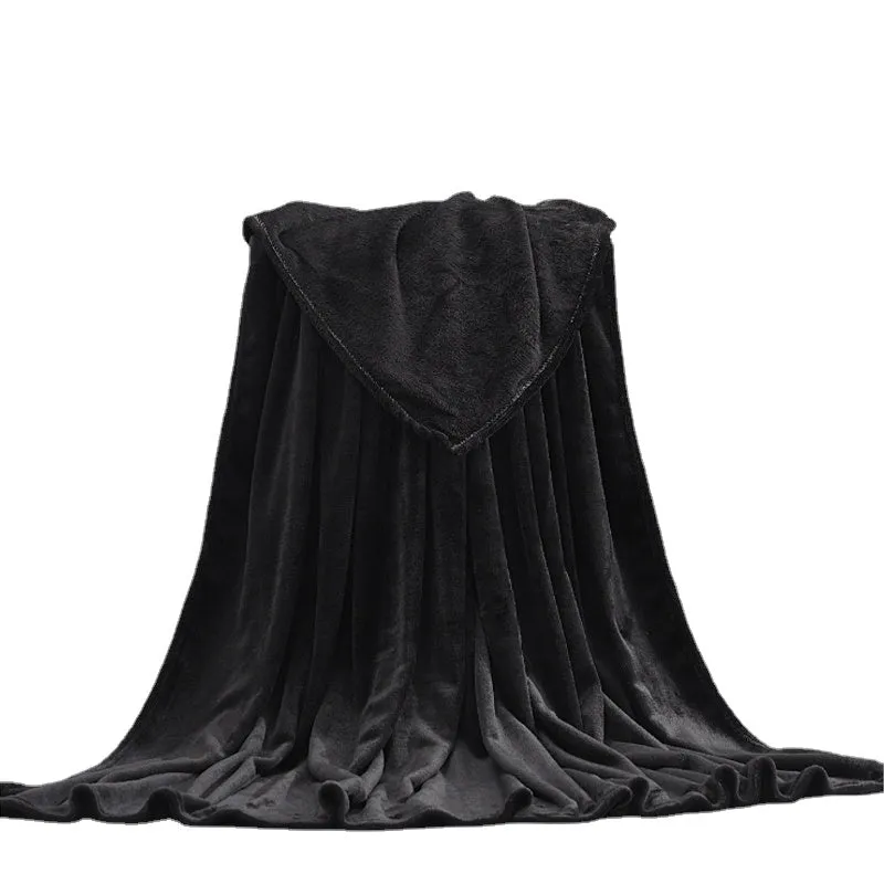 Soft Warm Coral Fleece Blanket Winter Sheet Bedspread Sofa Throw 230Gsm 8 Size Light Thin Mechanical Wash Flannel Blankets