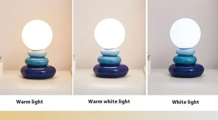 Stacked Stone Small Night Lamp