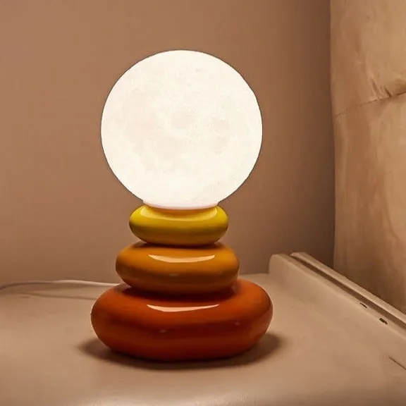 Stacked Stone Small Night Lamp