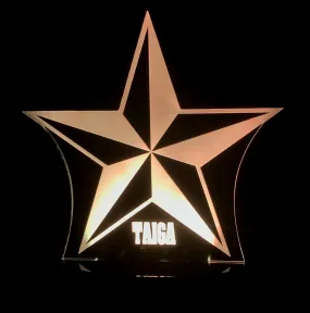 Star Shape Personalised Name 3D LED Night Light Lamp
