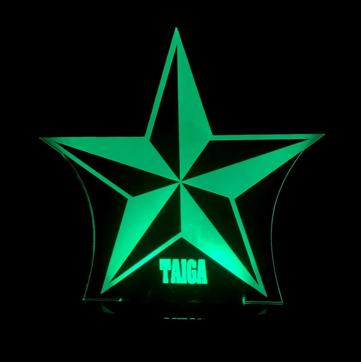 Star Shape Personalised Name 3D LED Night Light Lamp