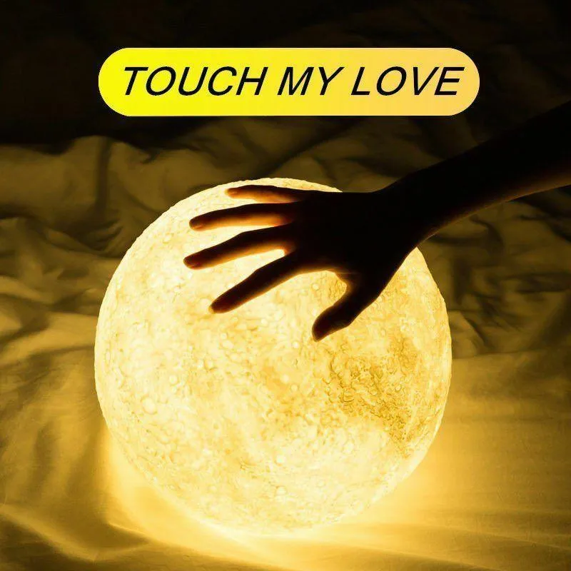 Ultrasonic LED 3D Moon Design Essential Oil Diffuser Humidifier