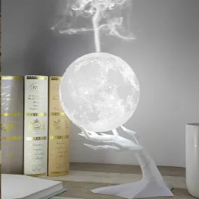 Ultrasonic LED 3D Moon Design Essential Oil Diffuser Humidifier