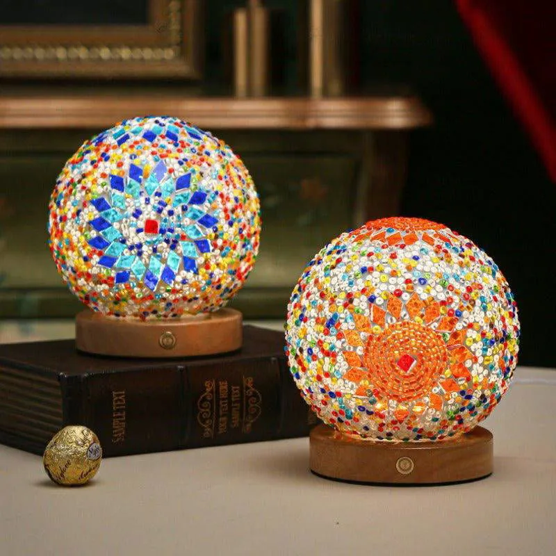 Vibrant Elegance Glass Night Light
