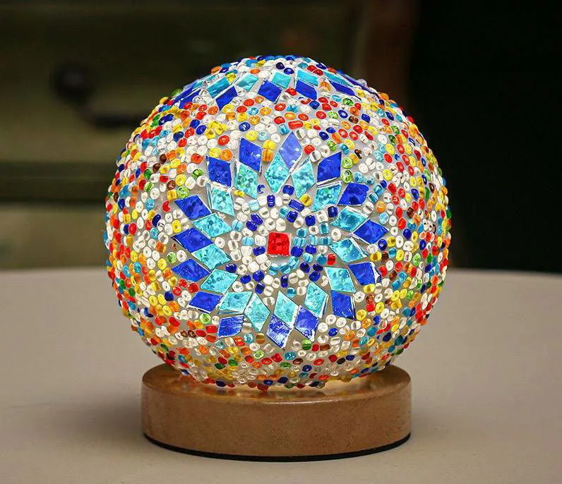 Vibrant Elegance Glass Night Light