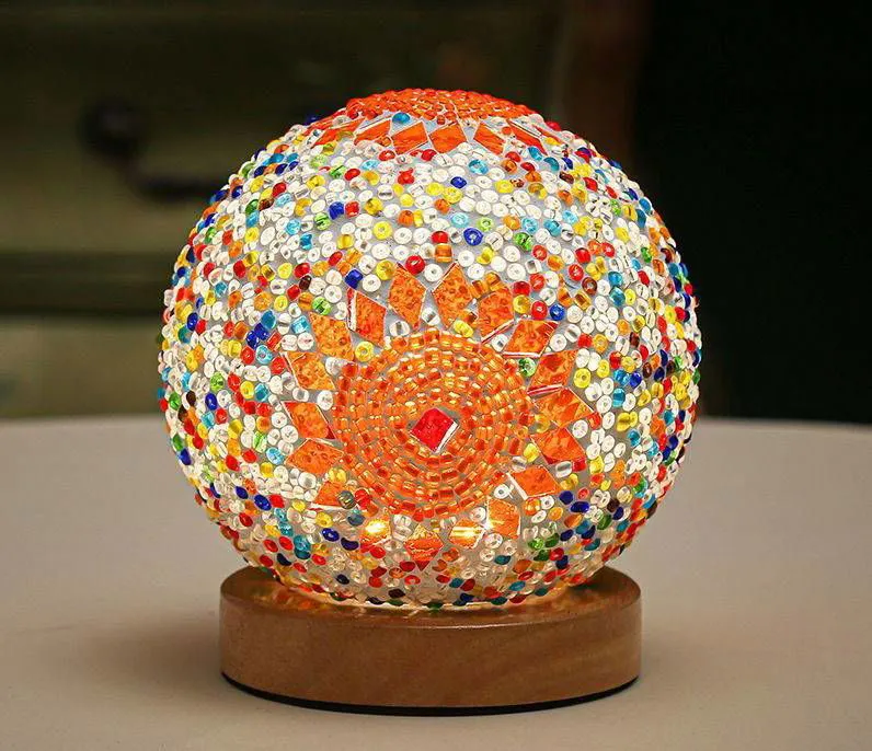 Vibrant Elegance Glass Night Light