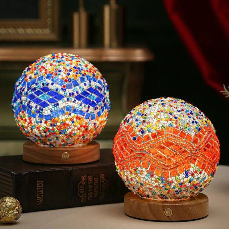 Vibrant Elegance Glass Night Light