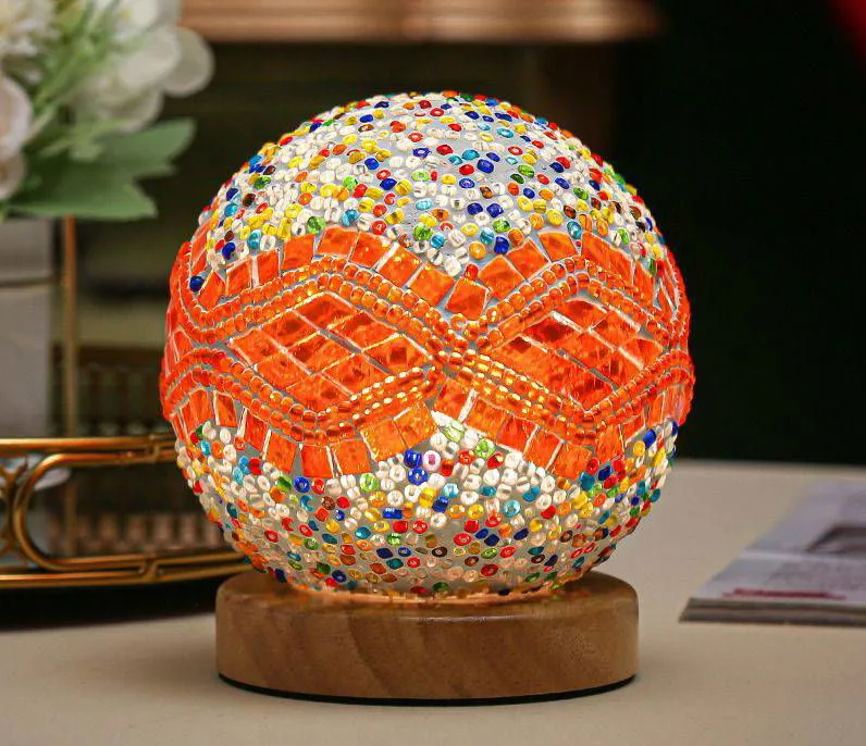 Vibrant Elegance Glass Night Light
