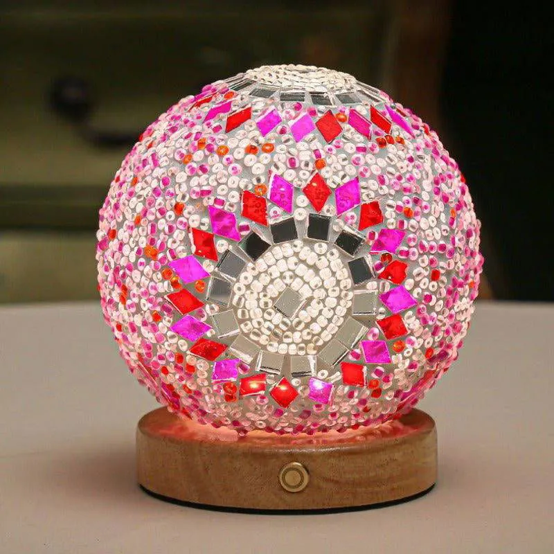 Vibrant Elegance Glass Night Light
