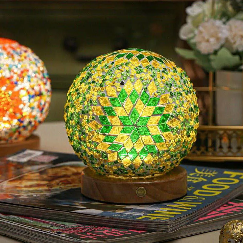 Vibrant Elegance Glass Night Light