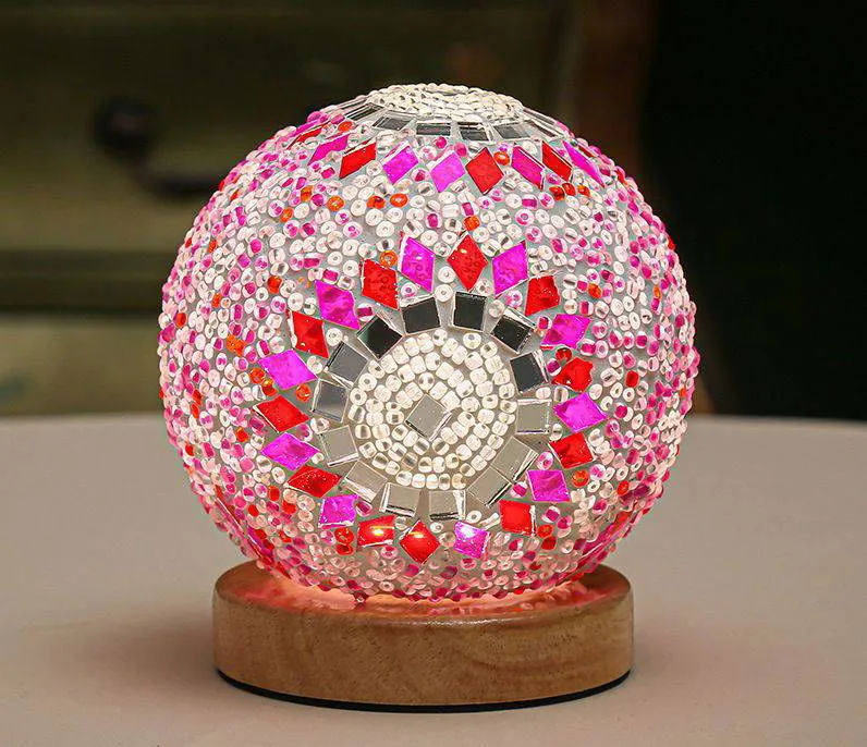 Vibrant Elegance Glass Night Light